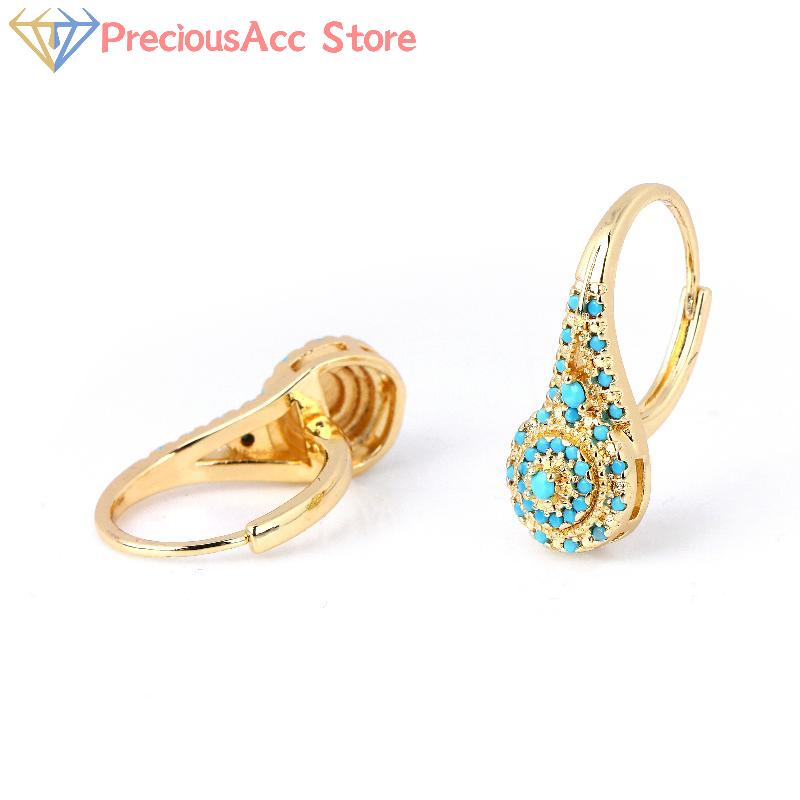 Women Formal Wear Ethnic - Turquoise Earrings Ethnic Style Jewelry For