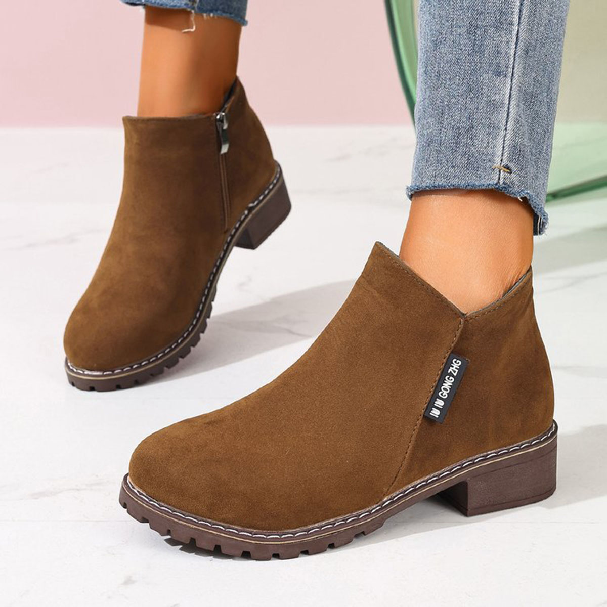 Women Formal Wear Shoes - Women Autumn Winter Ankle Boots Side