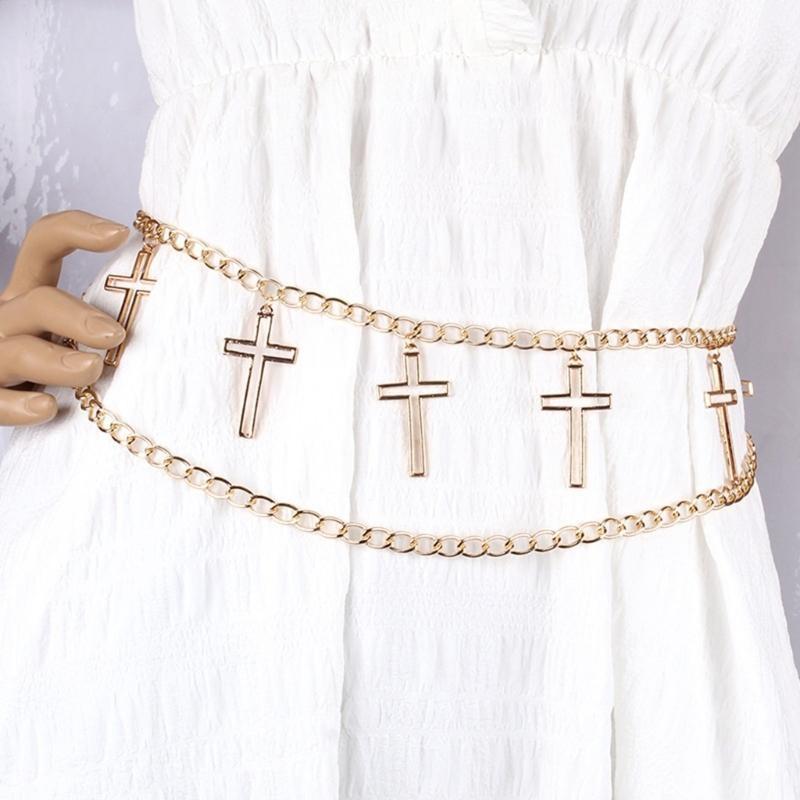 39BD Cool Crossed Pendant Wais - огляд і ціна Women Formal Wear Belt