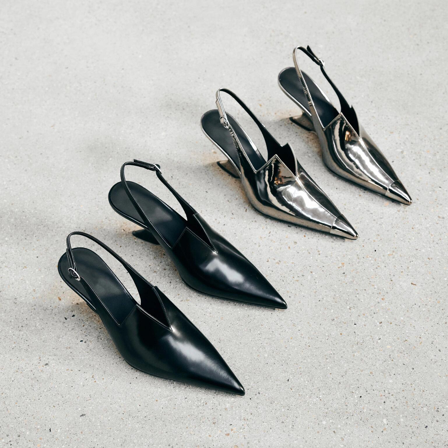 Ladies V Front Cut Slingback P - огляд і ціна Women Formal Upper Wear