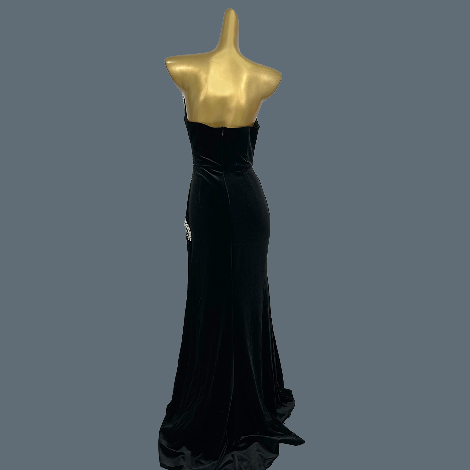 Black Velvet Floor-length Dres - огляд і ціна Women Formal Wear Photoshoot