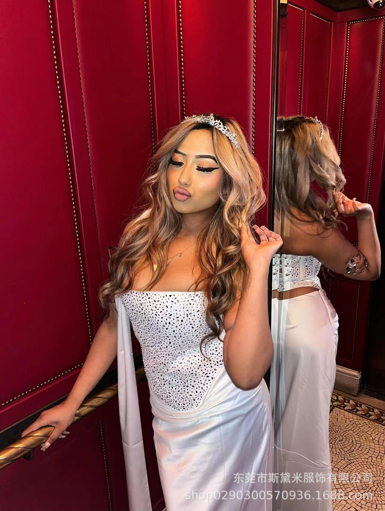 Sexy Mermaid Women Prom Dress  - огляд і ціна Women'S Formal Evening Wear Tops