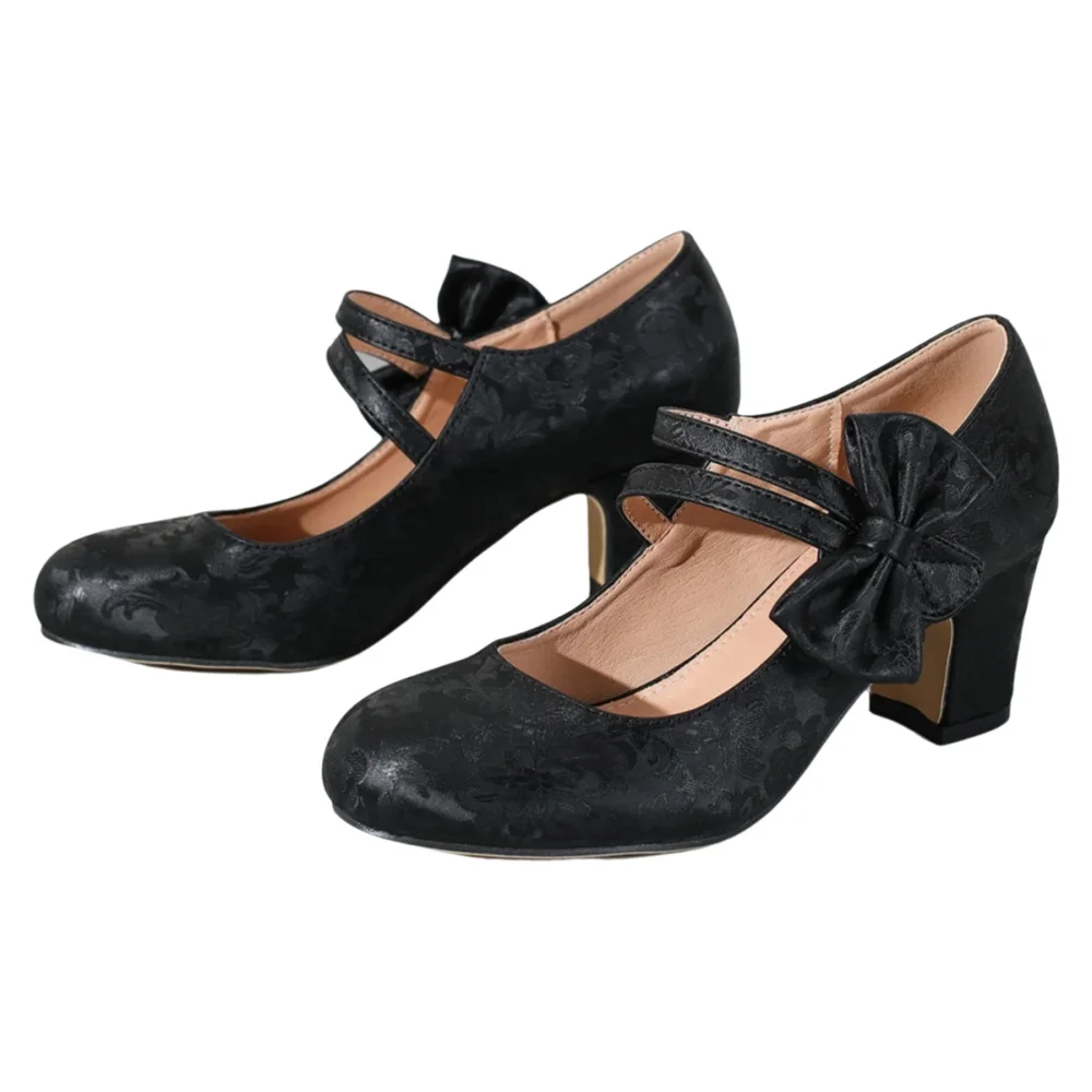 Large size women's shoes bow M - огляд і ціна Women Formal Wear Shoes