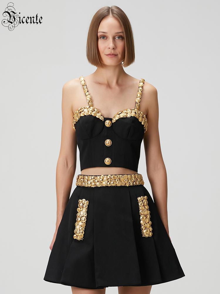 VC Black Two Piece Set Dress w - огляд і ціна Women'S Formal Evening Wear Tops