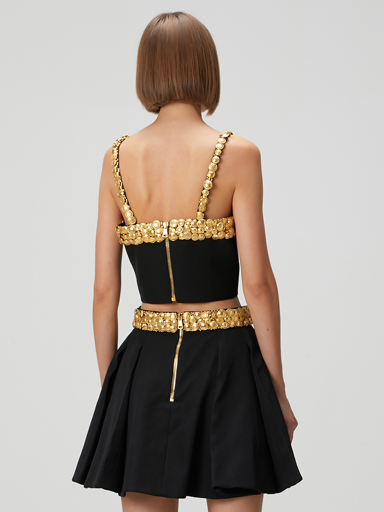 VC Black Two Piece Set Dress w - огляд і ціна Women'S Formal Evening Wear Tops