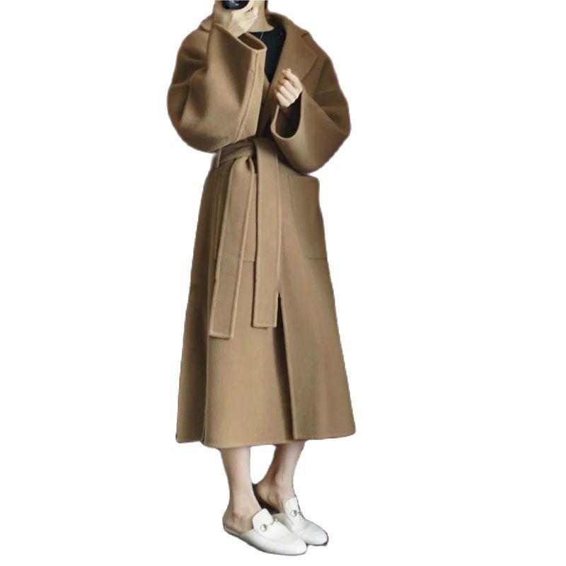 Elegant Women's Long Coat 100% - огляд і ціна Women Formal Wear Belt
