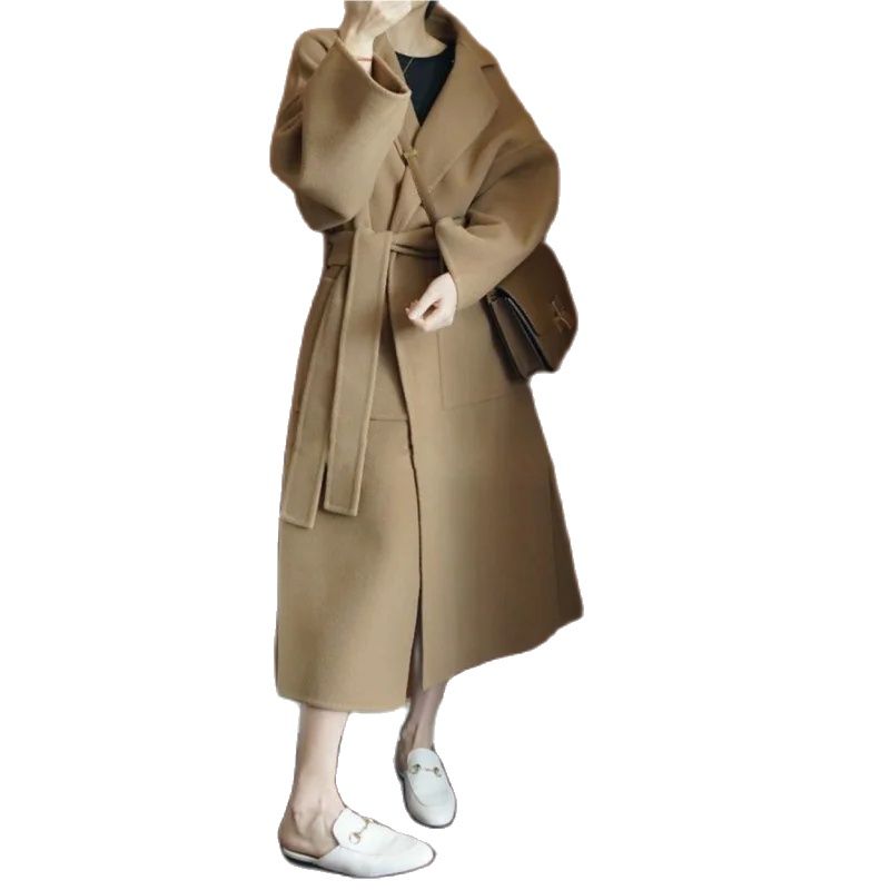 Elegant Women's Long Coat 100% - огляд і ціна Women Formal Wear Belt