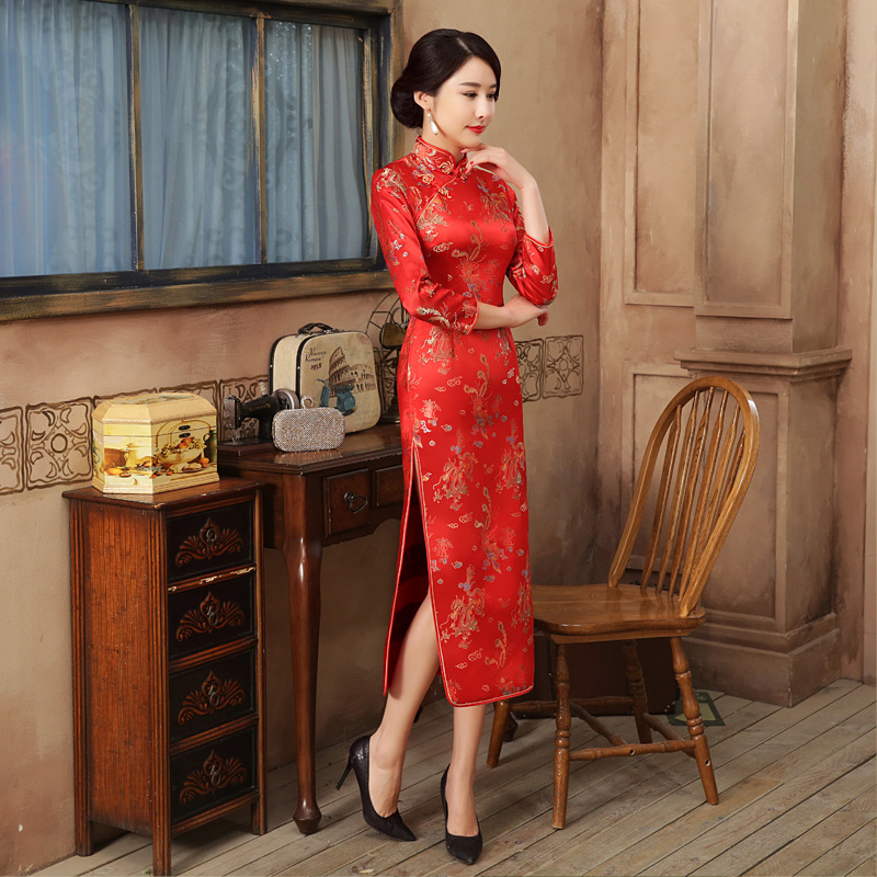 Red Chinese Bride Wedding Part - огляд і ціна Formal Wear For Women Xl