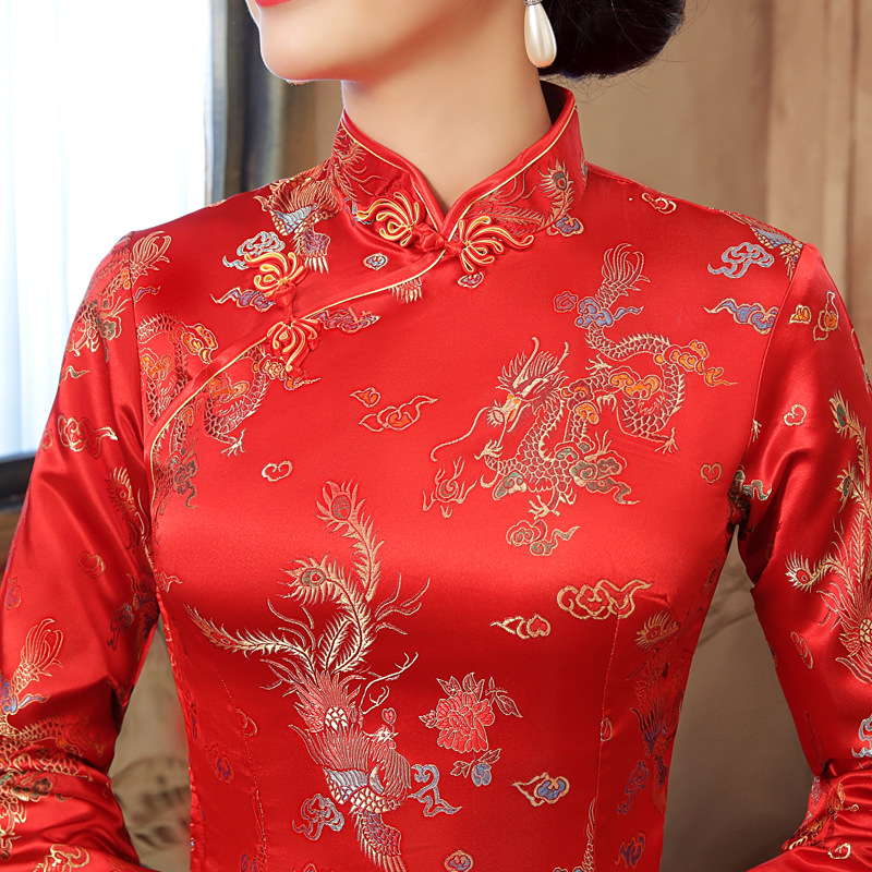 Red Chinese Bride Wedding Part - огляд і ціна Formal Wear For Women Xl