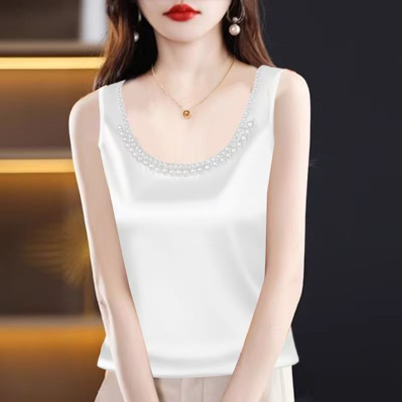 Solid Satin Silk Camisole Crop - огляд і ціна Silk Camisole Work