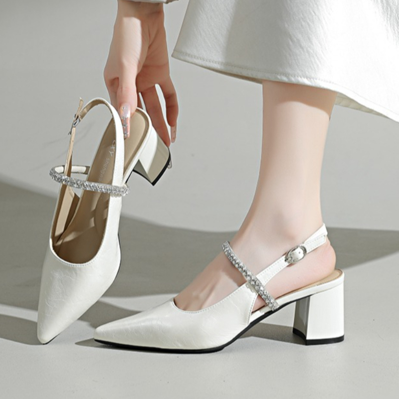 Women's Square Toe Rhinestone  - огляд і ціна Formal Women Daily Wear Sandals