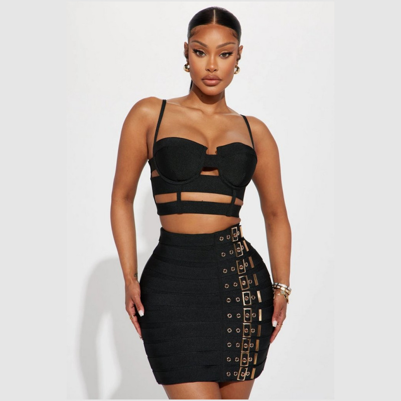 Black White Bandage Women Prom - огляд і ціна Women'S Formal Evening Wear Tops