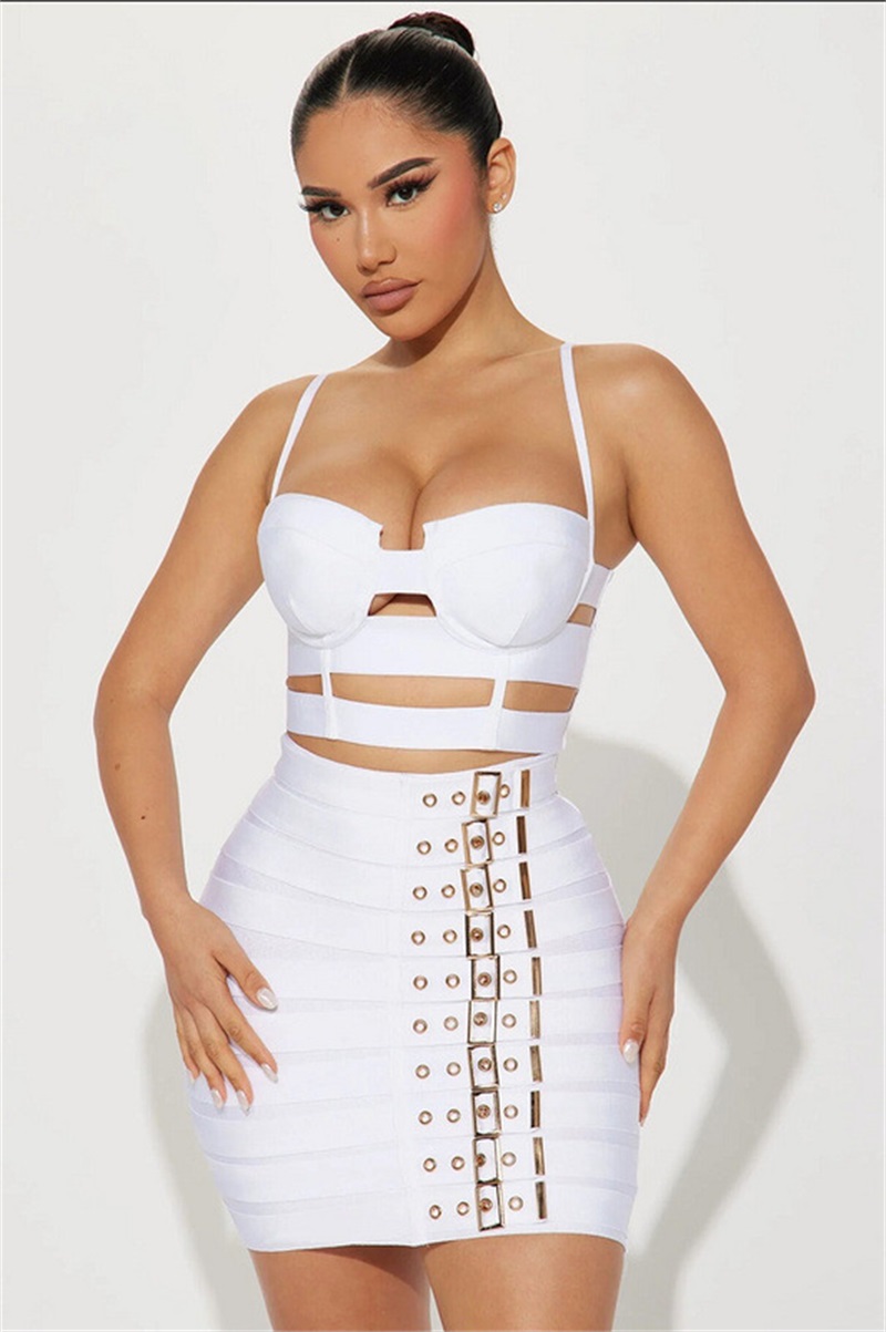 Black White Bandage Women Prom - огляд і ціна Women'S Formal Evening Wear Tops